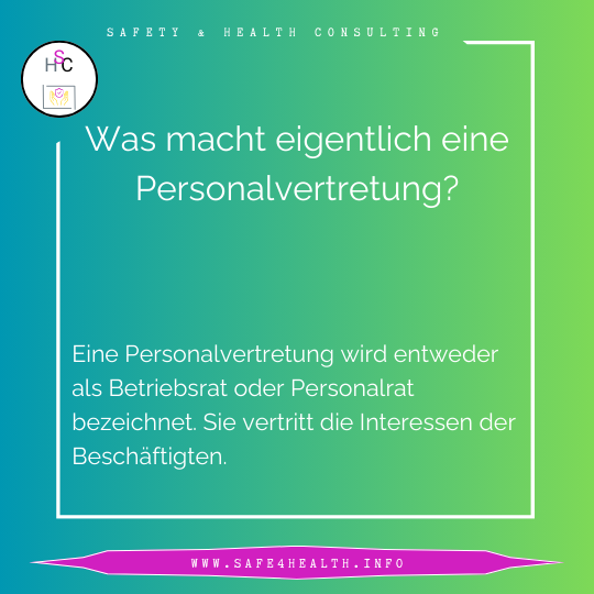 Was macht eine Personalvertretung?